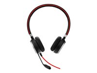 Jabra Evolve 40 MS stereo - Headset - på örat - kabelansluten - USB, 3,5 mm kontakt - Certifierad för Skype for Buisness 6399-823-109