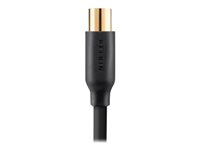 Belkin Essential Series Digital Aerial Cable - Antennkabel - F-kontakt till F-kontakt - 5 m F3Y057BT5M