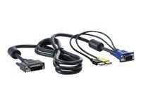 HPE USB Server Console Cable - Video/USB-kabel - 1.8 m (paket om 2) - för HPE 600; ProLiant DL370 G6, DL585 G6, ML110 G6, ML110 G7, ML330 G6, ML350 G6; Rack AF613A