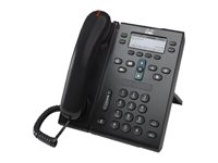 Cisco Unified IP Phone 6941 Slimline - VoIP-telefon - SCCP - multilinje - träkol - med 1 x UCL (User Connect Licensing) (paket om 10) CP6941-CL10PBE-K9=