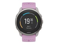 Suunto 5 Peak - 43 mm - grå - sportklocka med rem - silikon - bandstorlek: S/M - display 1.1" - Bluetooth - 39 g - wild berry SS050890000