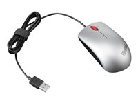 Lenovo ThinkPad Precision USB Mouse - Mus - höger- och vänsterhänta - optisk - 3 knappar - kabelansluten - USB - siloverfrost - detaljhandel 0B47157
