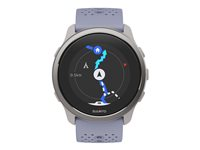 Suunto 5 Peak - 43 mm - grå - sportklocka med rem - silikon - bandstorlek: S/M - display 1.1" - Bluetooth - 39 g - dimblå SS050891000