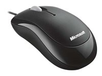 Microsoft Basic Optical Mouse for Business - Mus - höger- och vänsterhänta - optisk - 3 knappar - kabelansluten - PS/2, USB - vit 4YH-00008