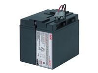 APC Replacement Battery Cartridge #7 - UPS-batteri - 1 x batteri - Bly-syra - svart - för P/N: SMT1500C, SMT1500I-AR, SMT1500IC, SMT1500NC, SMT1500TW, SUA1500ICH-45, SUA1500-TW RBC7