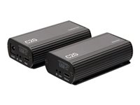 C2G 1-Port USB C Extender Transmitter to Receiver Kit - USB 3.2 Gen 1 - USB-förlängningskabel - upp till 10 m C2G54278