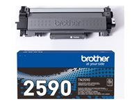 Brother TN2590 - Svart - original - box - tonerkassett - för Brother MFC-L2922DW TN2590