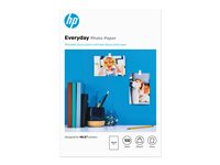 HP Everyday Photo Paper - Blank - 8 mil - 100 x 150 mm - 200 g/m² - 100 ark fotopapper - för Deskjet 21XX, 2622, 36XX; ENVY 5010; Officejet 52XX, 80XX; Photosmart B110, Wireless B110 CR757A