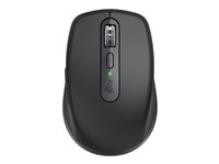 Logitech MX Anywhere 3S - Mus - optisk - 6 knappar - trådlös - Bluetooth - grafit 910-006929