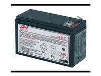 APC Replacement Battery Cartridge #106 - UPS-batteri - 1 x batteri - Bly-syra - svart - för P/N: BE400-CP, BE400-IT, BE400-KR, BE400-RS, BE400-SP, BE400-UK, BGE90M, BGE90M-CA APCRBC106