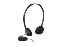 Logitech Dialog 220 - Hörlurar - på örat - kabelansluten - 3,5 mm kontakt 980177-0000