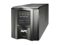 APC Smart-UPS 750 LCD - UPS - AC 230 V - 500 Watt - 750 VA - RS-232, USB - utgångskontakter: 8 - svart - för P/N: AR4018SPX431, AR4018SPX432, AR4024SP, AR4024SPX429, AR4024SPX431, AR4024SPX432 SMT750I