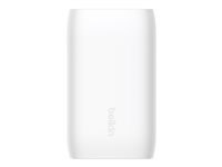 Belkin BoostCharge - Strömadapter - PPS-teknik - 67 Watt - 3.25 A - PD 3.0, Strömmatning 3.1 - 3 utdatakontakter (24 pin USB-C) - vit WCC002VF2MWH-B6