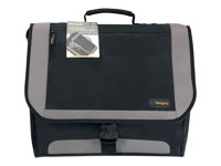 Targus CityGear XL Messenger Laptop Case - Notebook-väska - 17.3" - Black silver TCG200